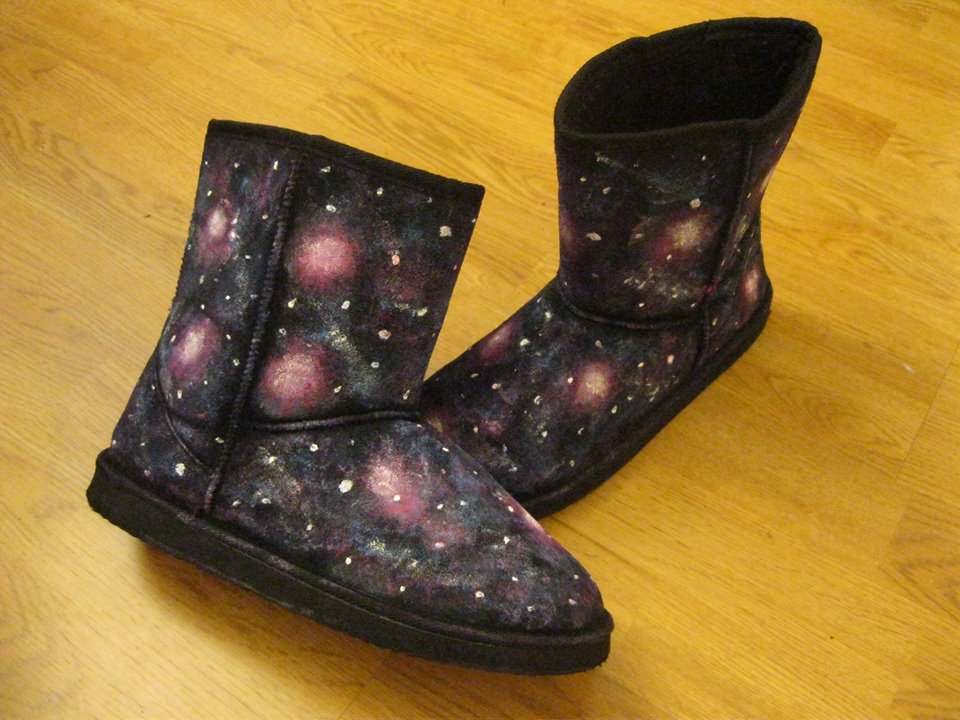galaxy slippers