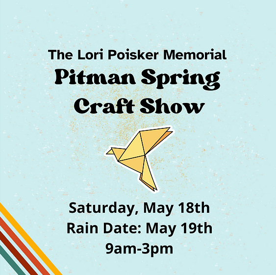 Pitman Spring Craft Show 2024 Registration Reina Charleen