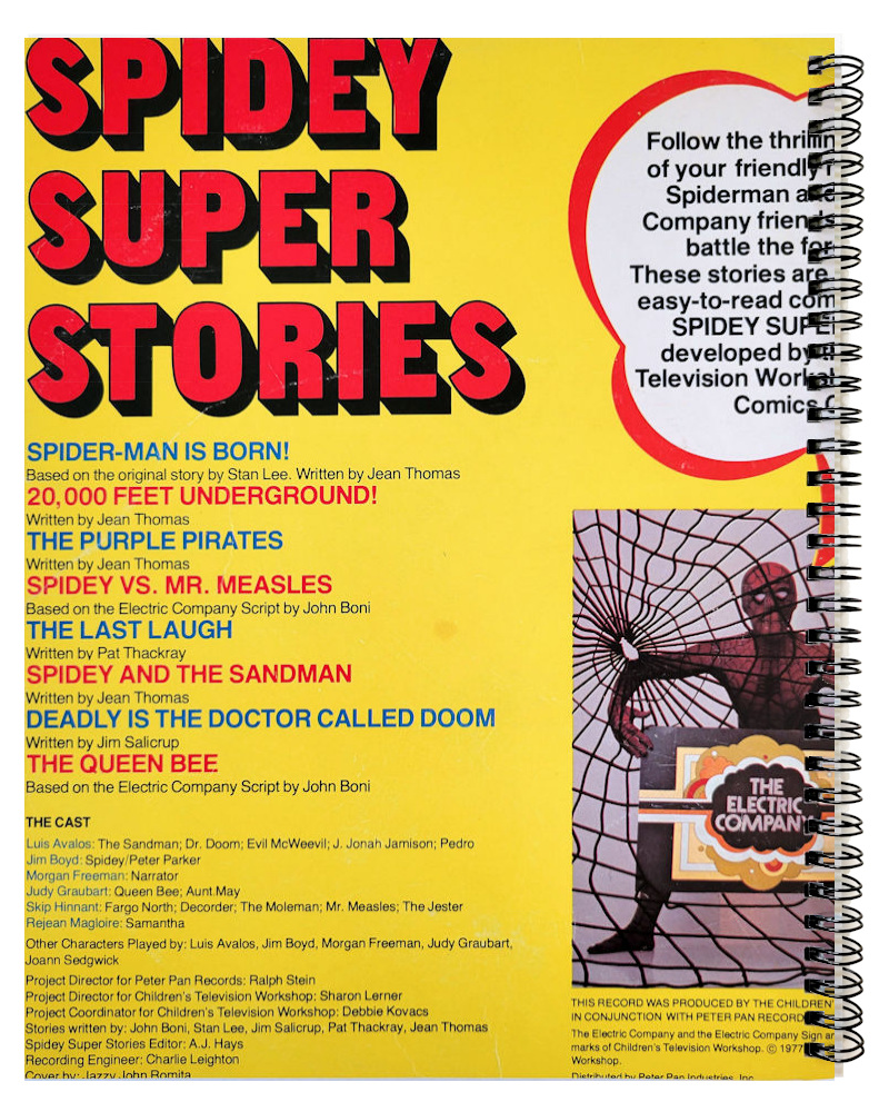 Spider-Man - Spidey Stories - back cover