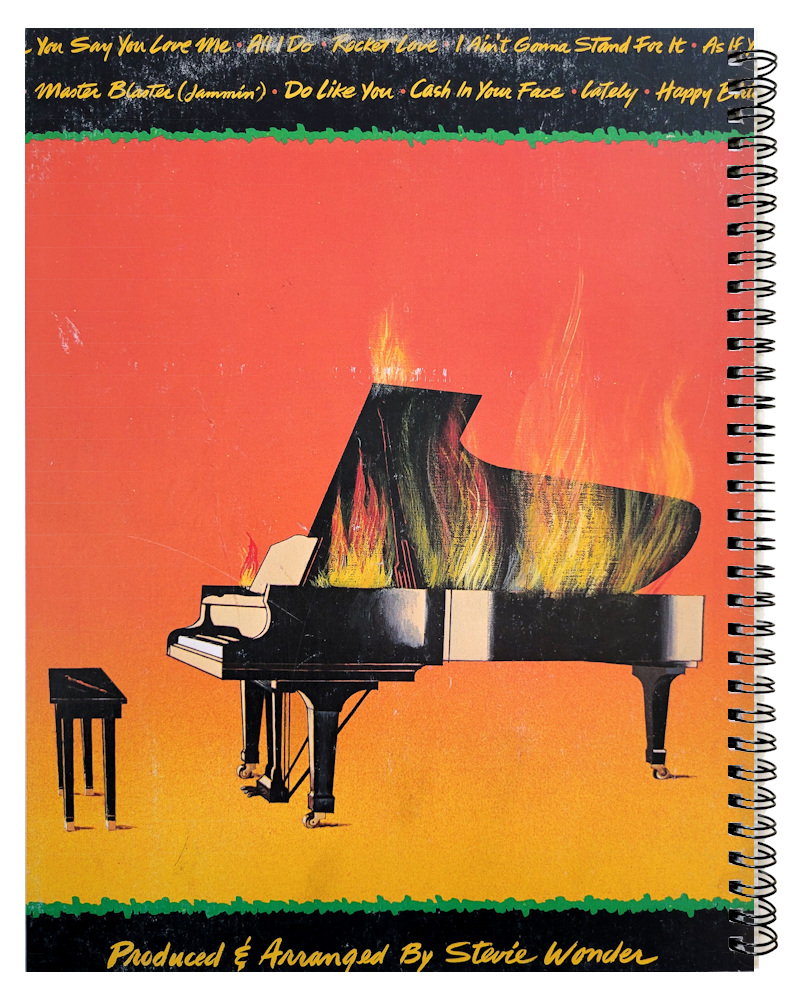 Stevie Wonder - Hotter Than July - back cover